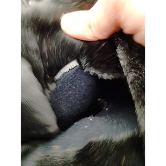 Pajar Tex Faux Fur Lined Black Boot Lace Up Non Marking Sole Size 10 - Picture 8 of 10